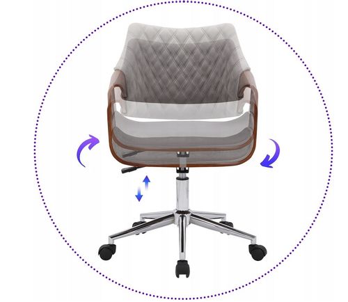 COLT FOTEL BIUROWY OBROTOWY  POPIEL ORZECH na Arena.pl