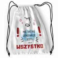 Plecak Dla Sofii Sportowy Szkolny Worek Torba Z Nadrukiem Ze Zdjęciem