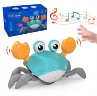 KRAB ŁAZIK PEŁZAJĄCY INTERAKTYWNY Z DZWIĘKIEM i ŚWIATŁEM LED