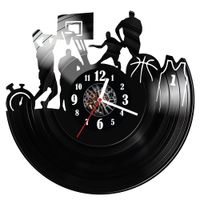 Zegar ścienny z płyty winylowej Koszykówka 442.14