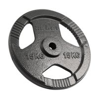 Obciążenie żeliwne zestaw 2x15kg 30kg otwór 31mm talerz z uchwytami REBEL