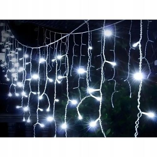 SOPLE LED 300 Zimny Biały+FLASH 14m Kurtyna Świetlna Lampki Zewnętrzne IP44 na Arena.pl