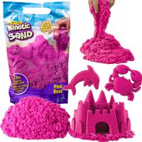 PIASEK KINETYCZNY 907 G KINETIC SAND BROKATOWY BŁYSZCZĄCY RÓŻOWY