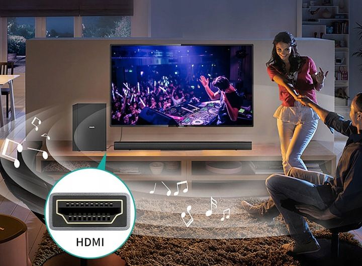 KABEL HDMI 2.1 48Gbps 8K 60Hz 4K 120Hz UHD HDR PRZEWÓD Z OPLOTEM DO PS5 5m zdjęcie 12