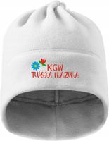 CZAPKA ZIMOWA Z HAFTEM koło gospodyń wiejskich + twój tekst logo KGW