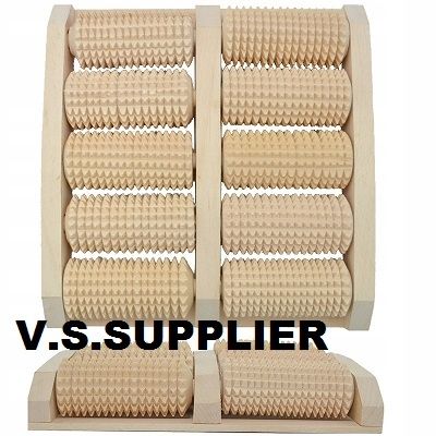 Masażer do stóp drewniany 10 rolek na Arena.pl