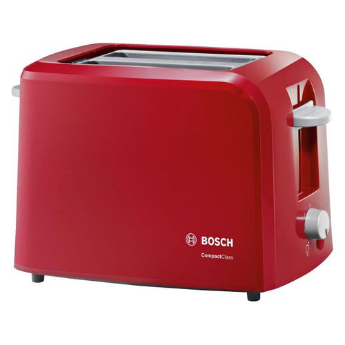 Toster BOSCH CompactClass TAT3A014 (980W; kolor czerwony) na Arena.pl