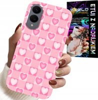 ETUI DO SAMSUNG GALAXY S25 EDGE - SERCA KRATKA RÓŻOWA OBUDOWA CASE + SZKŁO