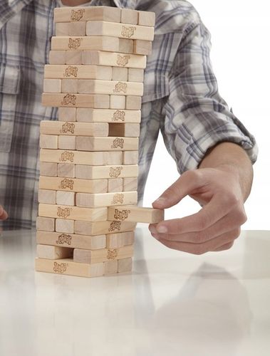 Gra zręcznościowa Jenga Classic Hasbro A2120 na Arena.pl
