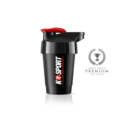 SHAKER 400ml - Circle technology SHK005, Czarny na Arena.pl