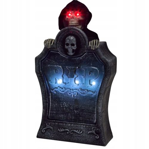 GRÓB NA HALLOWEN NAGROBEK Z WYSKAKUJĄCYM TRUPEM EFEKTOWNA DEKORACJA na Arena.pl