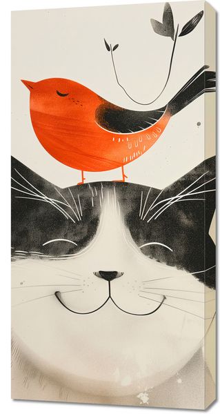 Obraz 50x100cm Pyzaty Przyjaciel zdjęcie 1