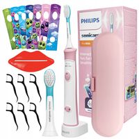 Szczoteczka soniczna Philips HX6352/42 Kids różowa z Bluetooth i timerem