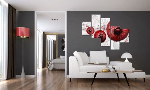 Obraz Drukowany 100X75 Czerwone Dmuchawce 2 na Arena.pl