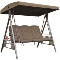 HUŚTAWKA OGRODOWO BALKONOWA 3-OSOBOWA PATIO