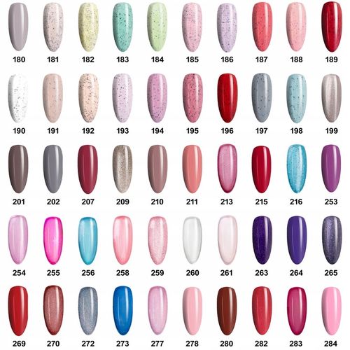 10x Lakier Hybrydowy NTN 5g Pastele Brokaty Drobinki Wybór Kolorów na Arena.pl