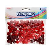 POMPONY 10MM BREWIS POM10 ODCIENIE CZERWONEGO