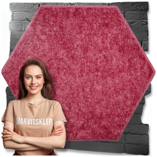 Panele Ścienne Filcowe 3D Heksagon Zagłówek Samoprzylepne Akustyczne Soft na Arena.pl