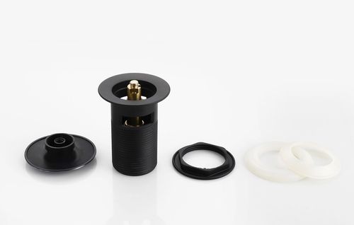 CZARNY KOREK UMYWALKOWY KLIK KLAK MOSIĘŻNY AUTOMAT DO UMYWALKI Z PRZELEWEM na Arena.pl