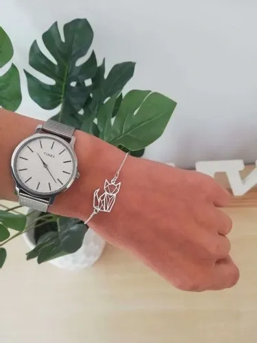 KOMPLET BIŻUTERII SREBRNEJ Z KOTKIEM KOTY KOTKI ORIGAMI 925 na prezent na Arena.pl