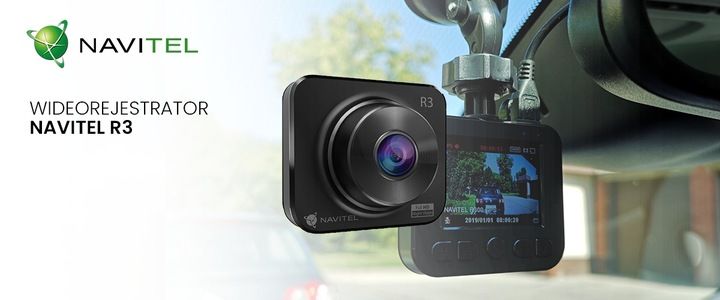 Kamera rejestrator jazdy Navitel R3 GPS Full HD Tryb nocny Detektor ruchu zdjęcie 6