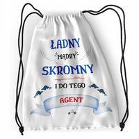 Plecak Dla Agenta Sportowy Szkolny Worek Torba Z Nadrukiem Ze Zdjęciem