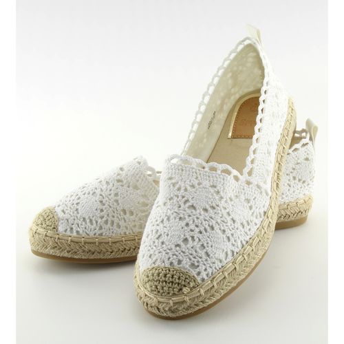 Espadryle koronkowe białe BB11 white r.41 na Arena.pl