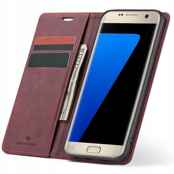 Spacecase Wallet Galaxy S7 Edge red zdjęcie 1