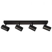 KINKIET LED GU10 RICHI CZARNY 30W ALUMINIUM RUCHOMY IP20