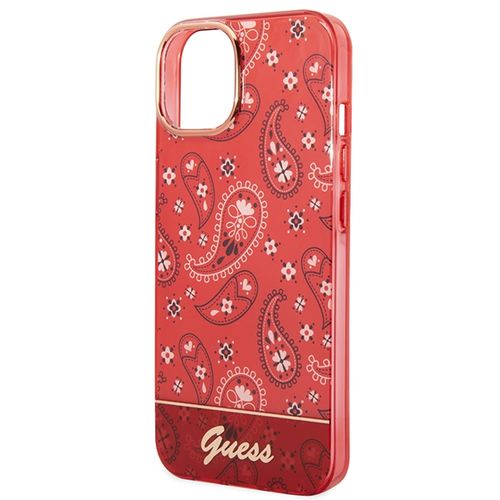 Etui Guess do iPhone 15 Plus, iPhone 14 Plus, Czerwony na Arena.pl