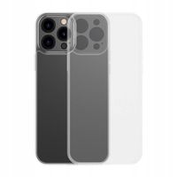 etui baseus frosted do iphone 13 pro max (przeźroczyste) + szkło hartowane