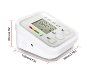 Ciśnieniomierz ciśnieniomierz na ramię przenośny automatyczny ciśnieniomierz medyczny cyfrowy wyświetlacz LCD Pulse Heart Rate