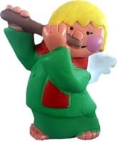 figurka dekoracja gumowa 12szt. aniołek muzykant 7cm | DE-751TS
