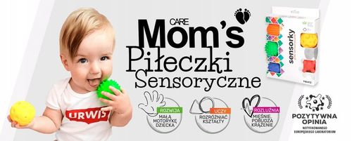 Hencz Mom's Piłki Sensoryczne Sensorky Piłeczki na Arena.pl