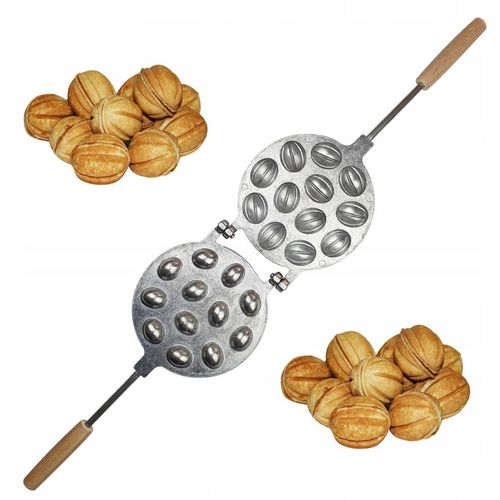 FORMA OPIEKACZ DO PIECZENIA CIASTEK ORZESZKÓW PATELNIA NA ORZESZKI DUŻE #70 na Arena.pl