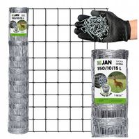 SIATKA LEŚNA 150/10/15L 50m gratis PRAKTYCZNA na każde ogrodzenie POPULARNA