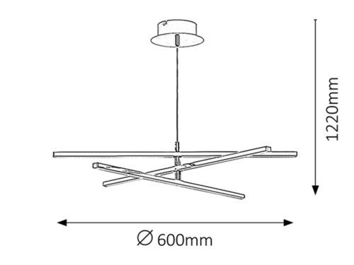 Lampa wisząca Meredith na Arena.pl