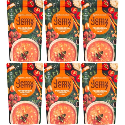 JemyJemy Pomidorowa z kurczakiem i ryżem 450 g x 6 sztuk na Arena.pl