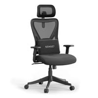 Fotel Obrotowy Materiałowy Krzesło biurowe Obrotowe Regulowany Sense7