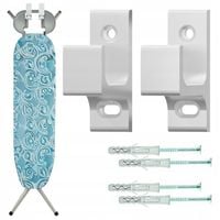 Wieszak na deskę do prasowania, uchwyt na deskę BIAŁY