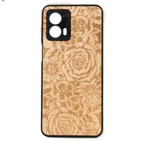 drewniane etui bewood motorola g73 5g róże aniegre