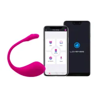 lovense lush 2 - wibrujące jajko bluetooth z aplikacją, rożowe
