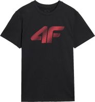Czarny T-shirt męski 4F WMM00TTSHM2257 S