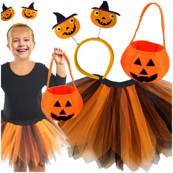 przebranie halloween dla dziewczynki 3w1 zdjęcie 1