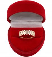 Złoty PIERŚCIONEK ze stali PL 22 USA 10 316L P101