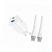 Szybka ładowarka GaN 45W 2 wejścia USB i USB-C z kablem do Xiaomi POCO M5s