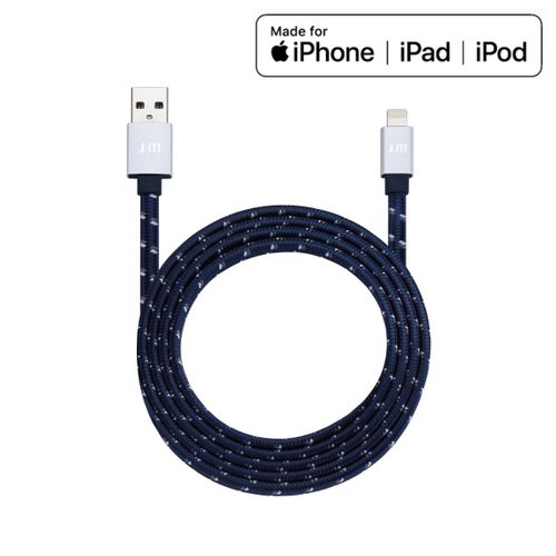 Just Mobile AluCable Flat - Kabel MFi Lightning do USB 1.2 m (Silver) na Arena.pl