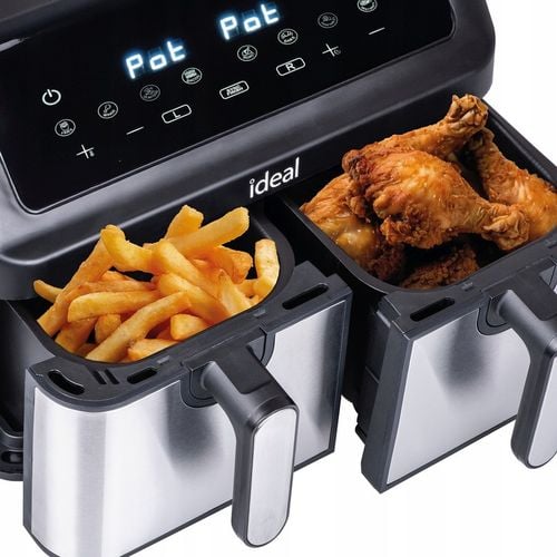 FRYTKOWNICA BEZTŁUSZCZOWA AIR FRYER IDEAL PODWÓJNA 9L na Arena.pl