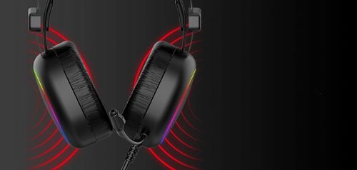 SŁUCHAWKI NAUSZNE Z MIKROFONEM HAVIT H2016D USB MINI JACK 3.5MM RGB na Arena.pl