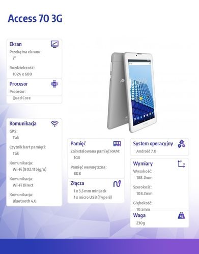 Archos Tablet Access 70 3G na Arena.pl